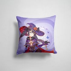 Подушка декоративная 45х45см Геймерам Genshin Impact GENSHIN IMPACT МОНА 365home