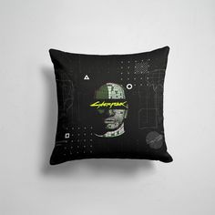 Подушка декоративная 45х45см Геймерам Cyberpunk 2077 Cyberpunk 2077 365home