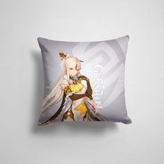 Подушка декоративная 45х45см Геймерам Genshin Impact GENSHIN IMPACT НИН ГУАН 365home