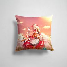Подушка декоративная 45х45см Геймерам Genshin Impact GENSHIN IMPACT 365home