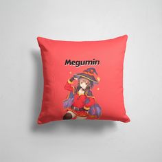 Подушка декоративная 45х45см Аниме Коносуба Megumin показывает силу 365home
