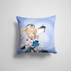 Подушка декоративная 45х45см Геймерам Genshin Impact GENSHIN IMPACT БАРБАРА 365home