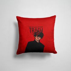 Подушка декоративная 45х45см Аниме Токийский Гуль Trash 365home