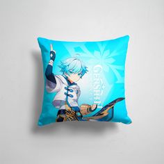 Подушка декоративная 45х45см Геймерам Genshin Impact GENSHIN IMPACT ЧЖУН ЮНЬ 365home