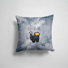 Подушка декоративная 45х45см Геймерам Among us Among Us x The Witcher Z 365home
