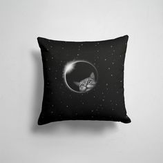Подушка декоративная 45х45см Звери Коты и кошки Кот в Космосе 365home