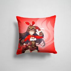 Подушка декоративная 45х45см Геймерам Genshin Impact GENSHIN IMPACT ЭМБЕР 365home