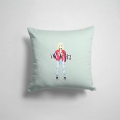 Подушка декоративная 45х45см Аниме Рика 365home