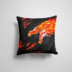 Подушка декоративная 45х45см Геймерам Counter Strike CS GO Howl м4а4 Вой 365home