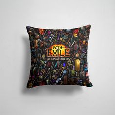 Подушка декоративная 45х45см Геймерам Игры Path of Exile 365home