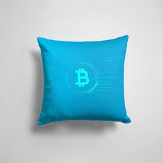 Подушка декоративная 45х45см Популярные иллюстрации Другие Bitcoin 365home