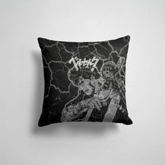 Подушка декоративная 45х45см Аниме Берсерк Berserk Rage 365home