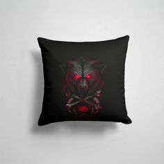 Подушка декоративная 45х45см Звери Волки Волк 3D 365home