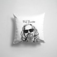 Подушка декоративная 45х45см Фильмы Большой Лебовски Just call me the Dude 365home