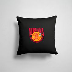 Подушка декоративная 45х45см Рок Nirvana Nevermind 365home