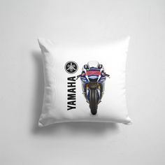 Подушка декоративная 45х45см Мотоциклы Разные мотоциклы YAMAHA 002 365home