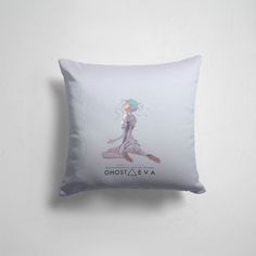 Подушка декоративная 45х45см Аниме Призрак в доспехах Ghost in the Eva 365home