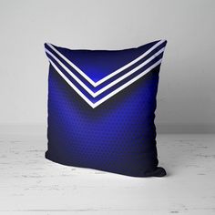 Подушка декоративная 45х45см Разное спортивное Crossfit Sport blue style 365home