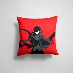 Подушка декоративная 45х45см Геймерам Persona 5 Черный Рэн 365home