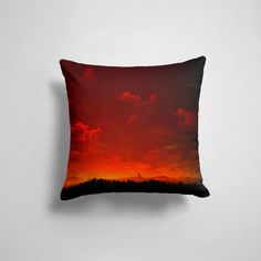 Подушка декоративная 45х45см Геймерам The Witcher Кровавый закат 365home