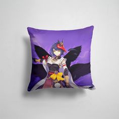 Подушка декоративная 45х45см Геймерам Genshin Impact Kujou Sara Genshin Impact 365home