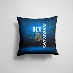 Подушка декоративная 45х45см Звери Динозавры Dinosaurs Rex 3D 365home