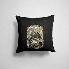 Подушка декоративная 45х45см Рок Разный рок Amon Amarth 365home
