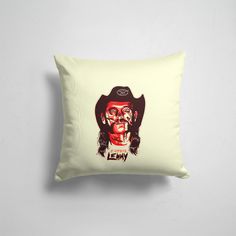Подушка декоративная 45х45см Рок Motorhead Zombie Lemmy 365home
