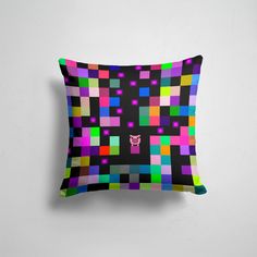 Подушка декоративная 45х45см Популярные иллюстрации Животные Arcade Pig 365home