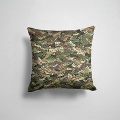 Подушка декоративная 45х45см Тренды Милитари Именной камуфляж Миша 365home