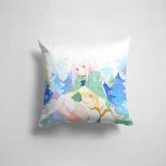 Подушка декоративная 45х45см Re Zero Жизнь с нуля в альтернативном мире Emilia Re zero 365home