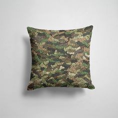 Подушка декоративная 45х45см Имена Олег Именной камуфляж Олег 365home