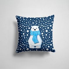 Подушка декоративная 45х45см Звери Медведи Папа Медведь 365home