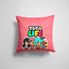Подушка декоративная 45х45см Геймерам Toca Boca Toca Boca Тока бока персонажи игры 365home