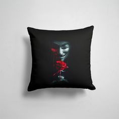 Подушка декоративная 45х45см АНОНИМУС РОЗА ANONYMOUS ROSE ГАЙ ФОКС 365home