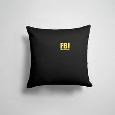 Подушка декоративная 45х45см FBI и POLICE FBI Female Body Inspector 365home