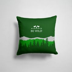 Подушка декоративная 45х45см Альпинизм be wild свобода и приключения 365home
