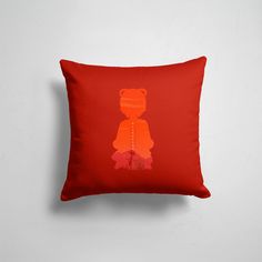 Подушка декоративная 45х45см Геймерам Genshin Impact Сян Лин и Гоба на рассвете 365home