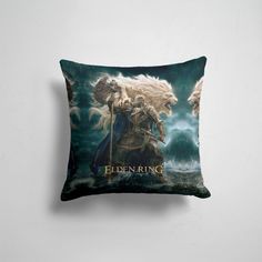 Подушка декоративная 45х45см Геймерам Elden Ring Годфри и лев Elden Ring 365home