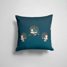 Подушка декоративная 45х45см Геймерам Genshin Impact Xiao Chibi Genshin Impact 365home