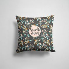 Подушка декоративная 45х45см Родственникам и друзьям Лучшие мамы Super mom 365home