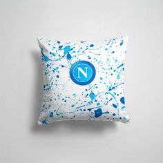 Подушка декоративная 45х45см Футбол Napoli наполи napoli спорт 365home