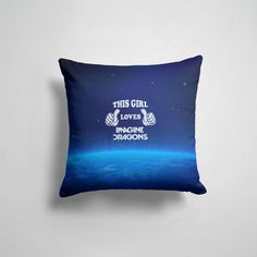 Подушка декоративная 45х45см Рок Imagine Dragons This Girl Loves ImagineDragons 365home