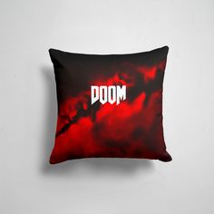Подушка декоративная 45х45см Геймерам Doom RED PLANET 365home