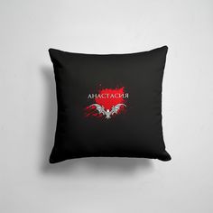 Подушка декоративная 45х45см Имена Анастасия 365home