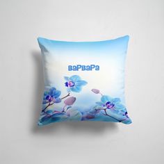 Подушка декоративная 45х45см Девушкам Цветочки и бабочки Варвара 365home