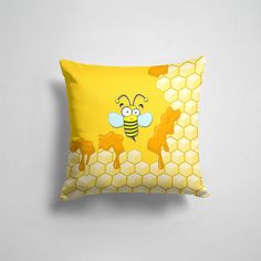 Подушка декоративная 45х45см Звери Разные Пчелка 365home