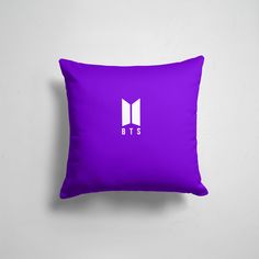 Подушка декоративная 45х45см K pop BTS PURPLE 365home