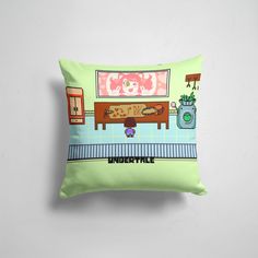 Подушка декоративная 45х45см Геймерам Undertale 365home