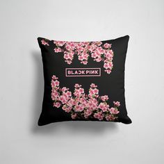 Подушка декоративная 45х45см K pop BLACKPINK sakura 365home